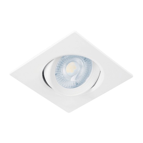 Luminario de LED 5 W empotrar cuadrado blanco spot dirigible 46947