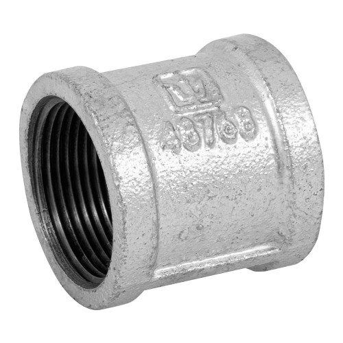Cople reforzado de acero galvanizado de 1-1/4', Foset 48768