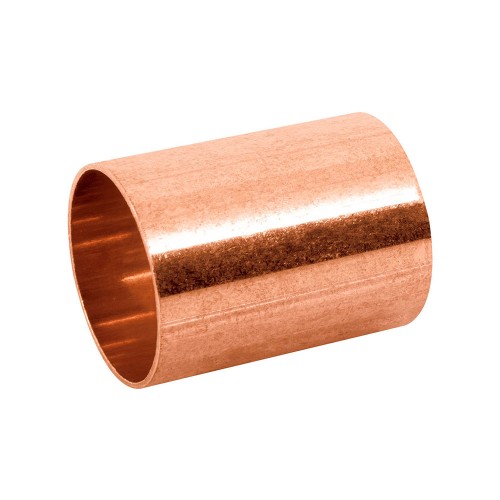 Cople de cobre de 1-1/4' sin ranura, Foset 48851