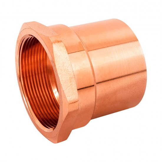 Conector de cobre, rosca interior 2', Foset 48900