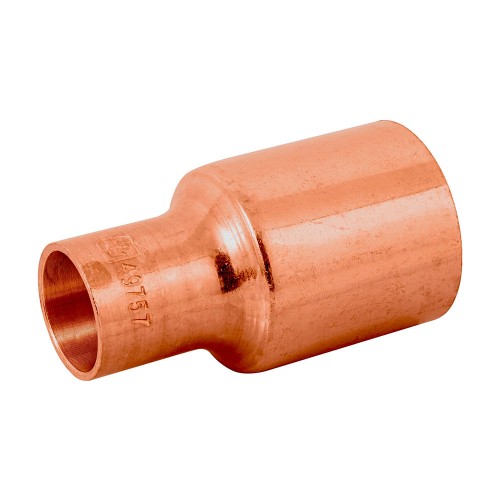 Cople reducción bushing cobre, 1'x 1/2', Foset 49757