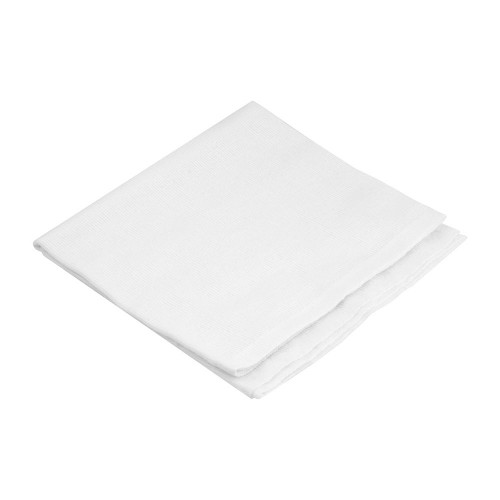 Franela blanca de algodón de 1 m, Klintek 56028