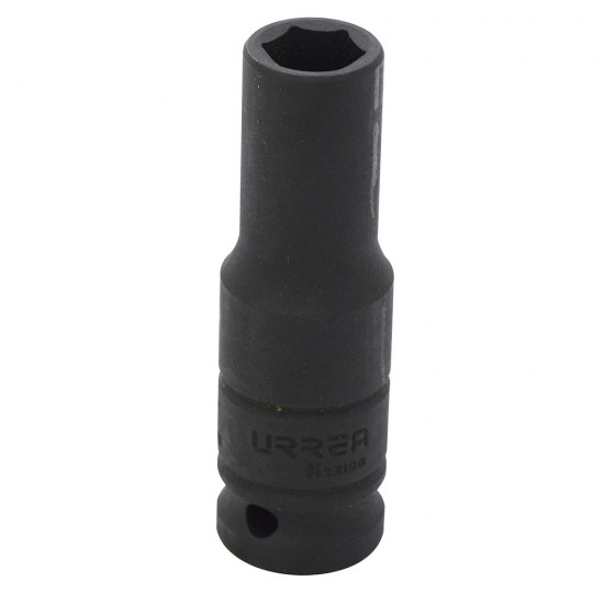 Urrea - 7312H - Dado de impacto 1/2" largo 6 puntas 3/8"