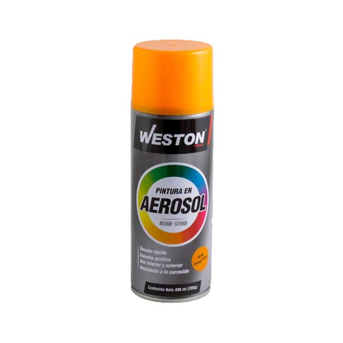 Weston - STM-900070 - Pintura en aerosol naranja 400ml