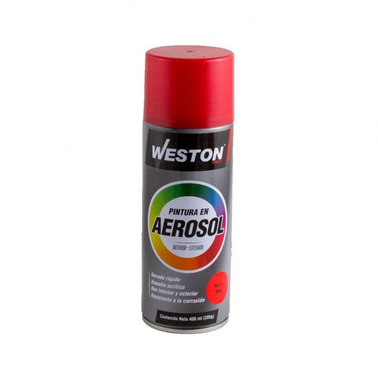 Weston - STM-900170 - Pintura en aerosol rojo oxido primario