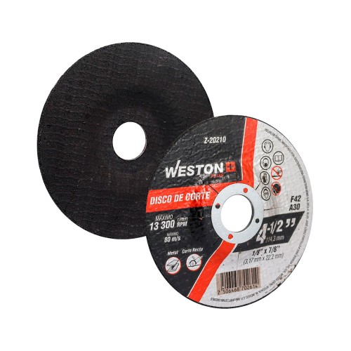 Weston - Z-20210 - Disco d/corte p/metal 4-1/2''
