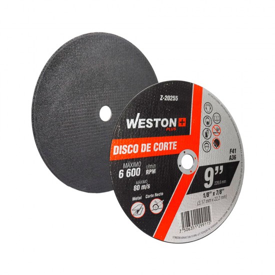 Weston - Z-20255 - Disco d/corte p/metal 9''