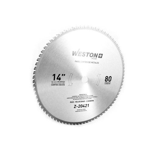 Weston - Z-20421 - Disco carburo p/sierra 14" corte d/metal