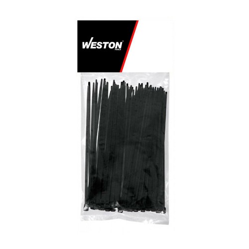 Weston - Z-51235 - Cincho plastico negro 2.5 x 80mm
