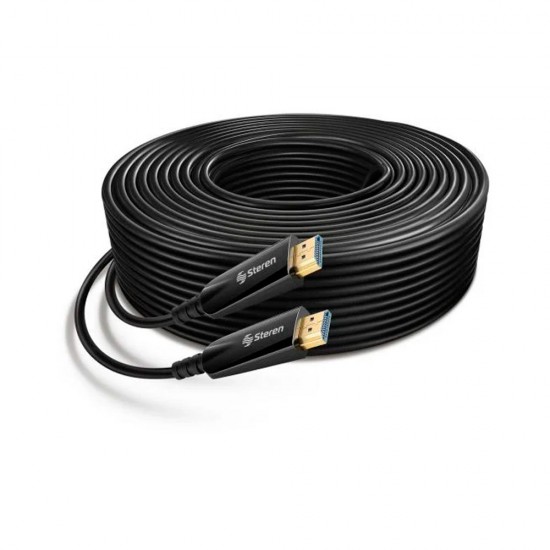 Steren - 206-700 - Cable hdmi 4k d/fibra optica 30m