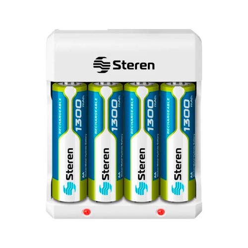Steren - CRG-015 - Cargador economico de baterias aa/aaa
