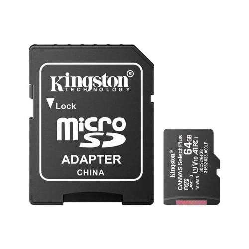 Steren - MSD-064/MICRO - Memoria micro sd clase 10 de 64gb