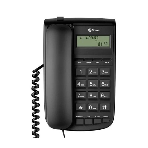 Steren - TEL-225 - Telefono c/ pantalla y teclado gde