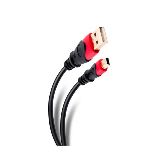 Steren - USB-494 - Cable reforzado usb a mini usb 1,8mts