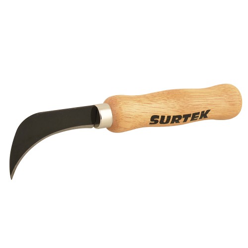 Surtek - 120125 - Cuchillo de linóleo 8" mango de madera