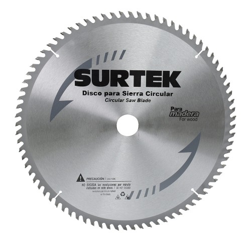 Surtek - 120610 - Disco para sierra circular 8 1/4" 24 die