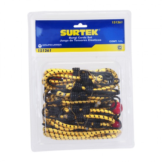 Surtek - 151261 - Juego de 24 tensores elásticos