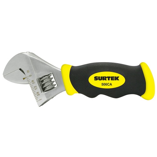 Surtek - 506CA - Llave corta ajustable 6" con grip