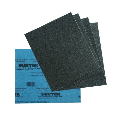 Surtek - LEN120 - Lija de esmeril negra grano 120