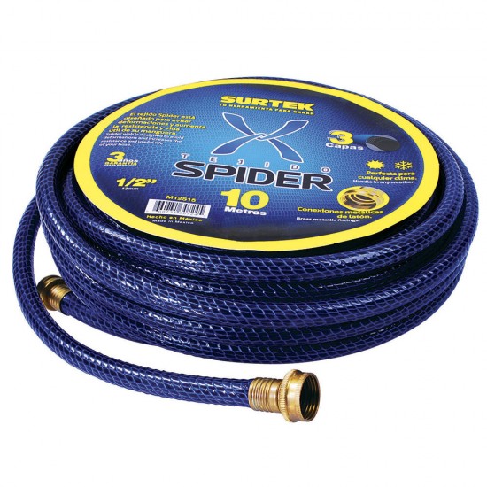 Surtek - M34S25 - Manguera spider 3/4" armada con conector