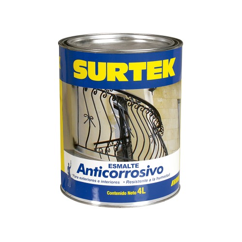 Surtek - SP30300 - Esmalte anticorrosivo blanco 4lt