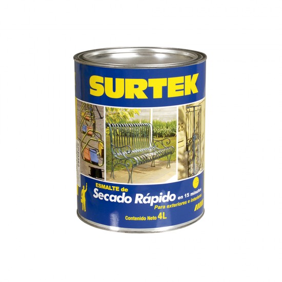Surtek - SP40369 - Esmalte de secado rápido azul obscuro 4l